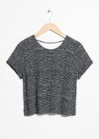 Other Stories Low Back Top - Black