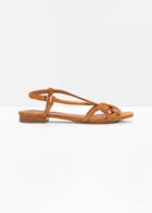 Other Stories Looped Suede Sandals - Yellow