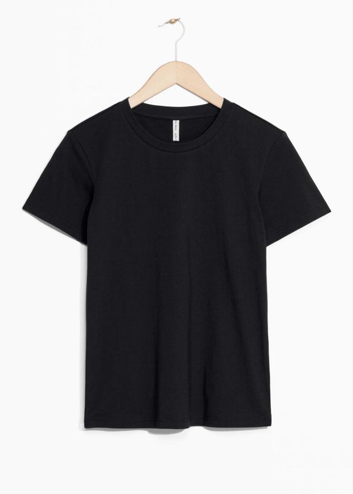 Other Stories Cotton T-shirt - Black