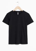 Other Stories Cotton T-shirt - Black