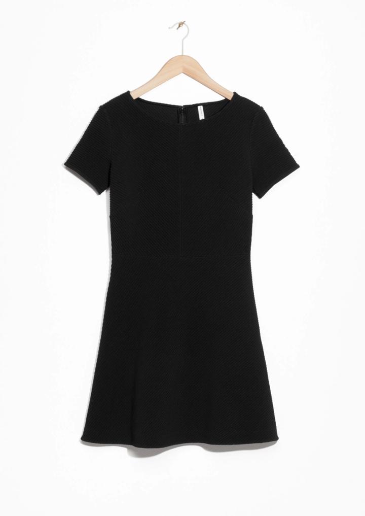 Other Stories Ribbed Jersey Dress