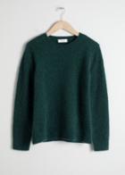 Other Stories Wool Blend Knit Sweater - Green