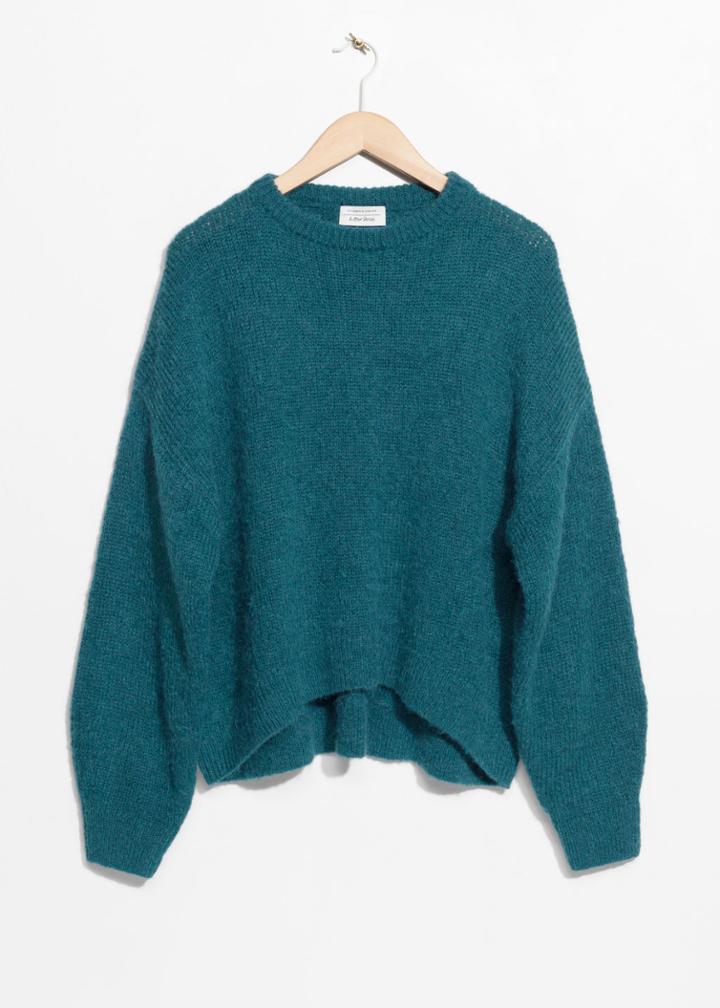 Other Stories Oversized Sweater - Turquoise