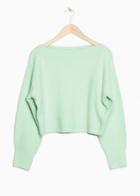 Other Stories Bishop Sleeve Sweater - Green