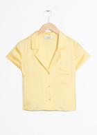 Other Stories Relaxed Fit Retro Shirt - Yellow