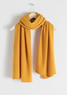 Other Stories Cashmere Scarf - Yellow