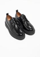 Other Stories Lace-up Leather Dress Shoes - Black
