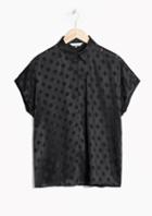 Other Stories Glossy Dots Top