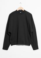 Other Stories Oversized Sleeve Sweater - Black