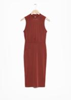 Other Stories Exposed Back Dress - Red
