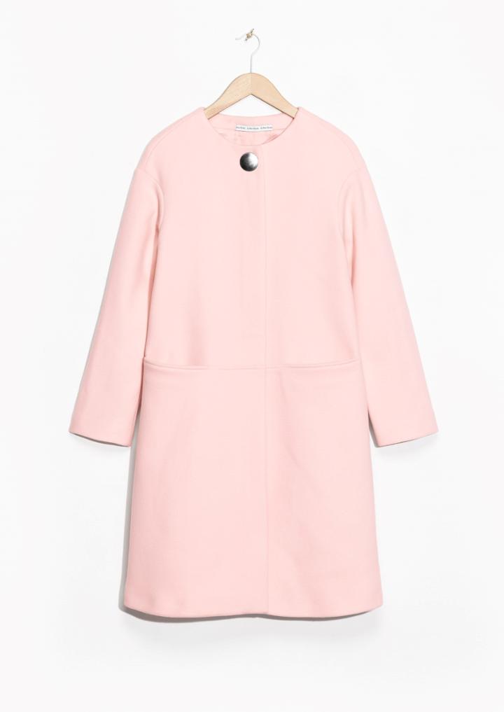 Other Stories Perfect Pink Coat
