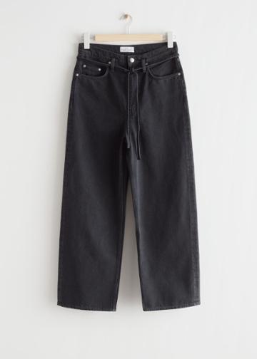 Other Stories Wonder Cut Jeans - Black