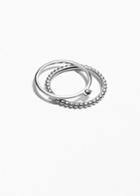 Other Stories Dotted Rings - Grey