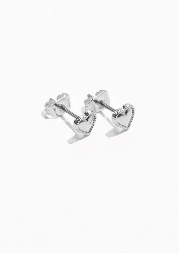 Other Stories Sweetheart Stud Earrings