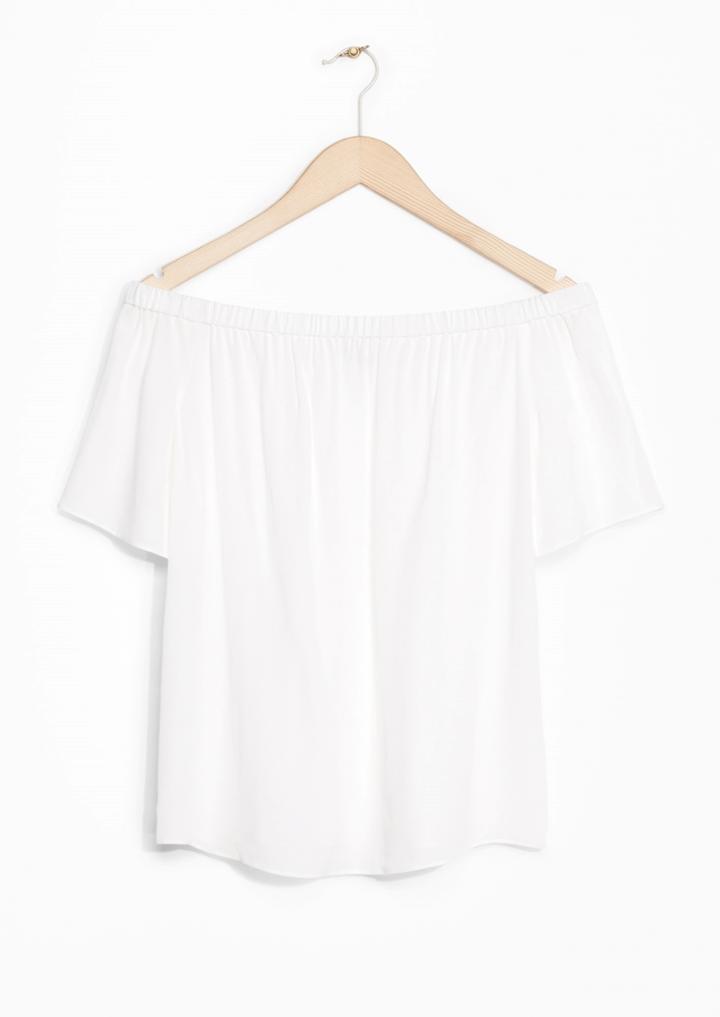 Other Stories Flowy Off-shoulder Top