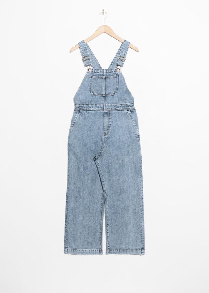 Other Stories Wide Leg Overalls - Blue