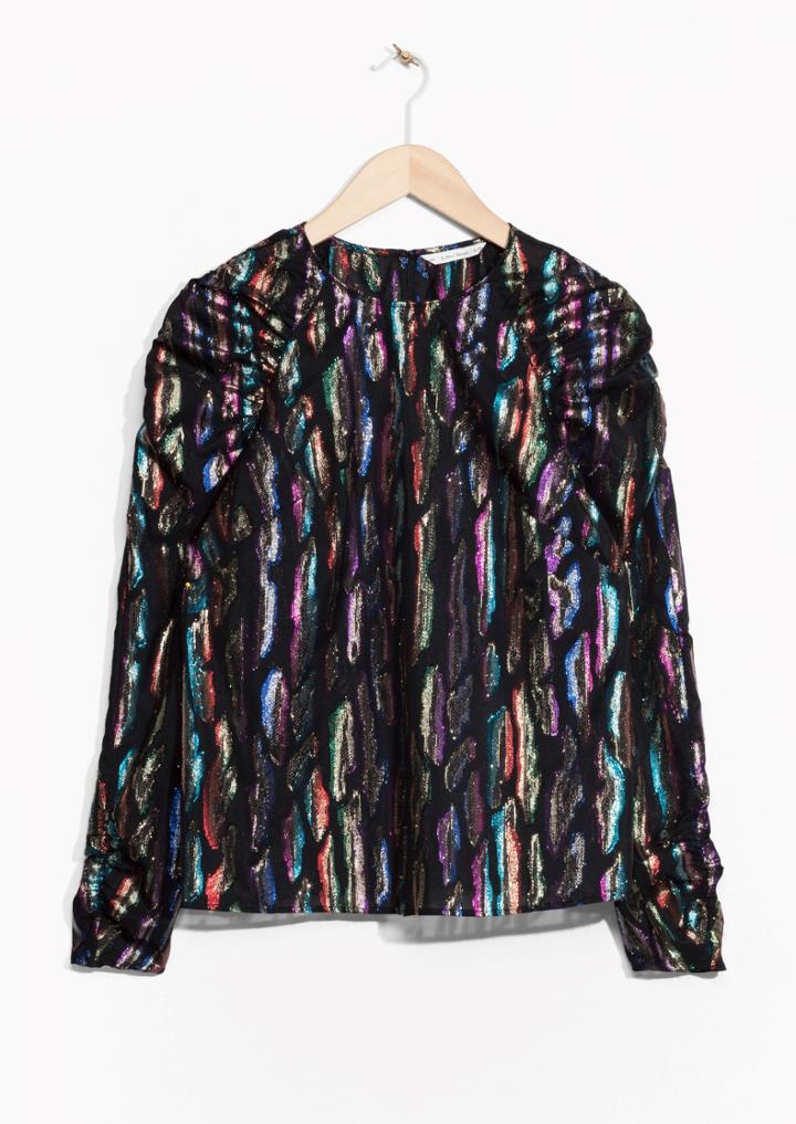 Other Stories Disco Blouse