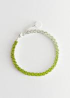 Other Stories Fitted Rhinestone Bracelet - Green