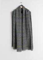 Other Stories Wool Plaid Scarf - Yellow