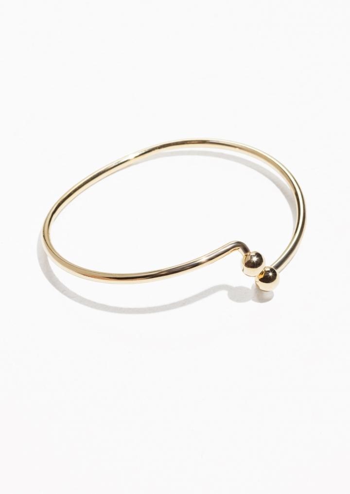Other Stories Hook And Ball Bangle