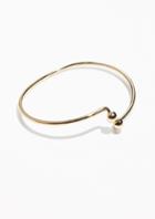 Other Stories Hook And Ball Bangle