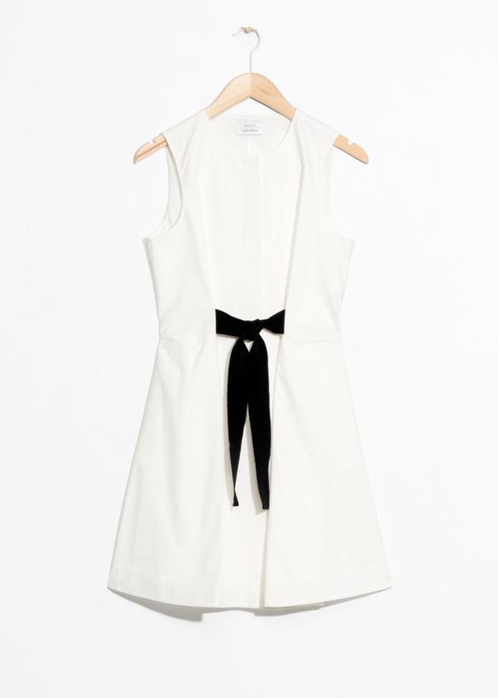 Other Stories A-line Cotton Dress - White