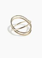 Other Stories Trio Orb Ring - Gold