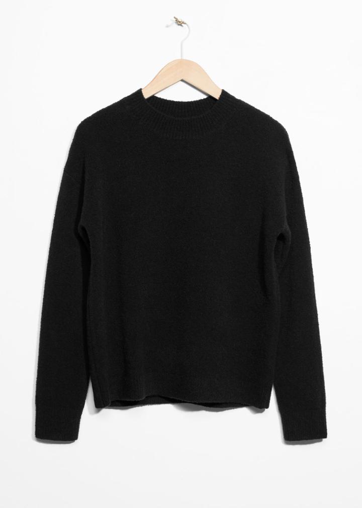 Other Stories Knit Sweater - Black