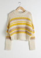 Other Stories Wool Blend Chunky Knit Sweater - White