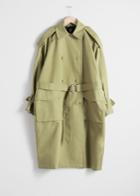 Other Stories Oversized Belted Trenchcoat - Beige