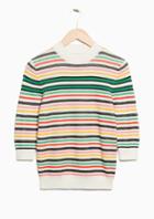 Other Stories Organic Cotton Multi-stripe Sweater