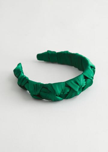 Other Stories Twisted Alice Headband - Green