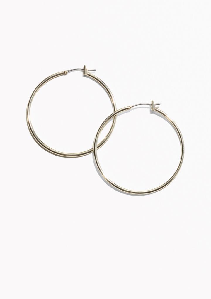 Other Stories Large Hoop Earrings