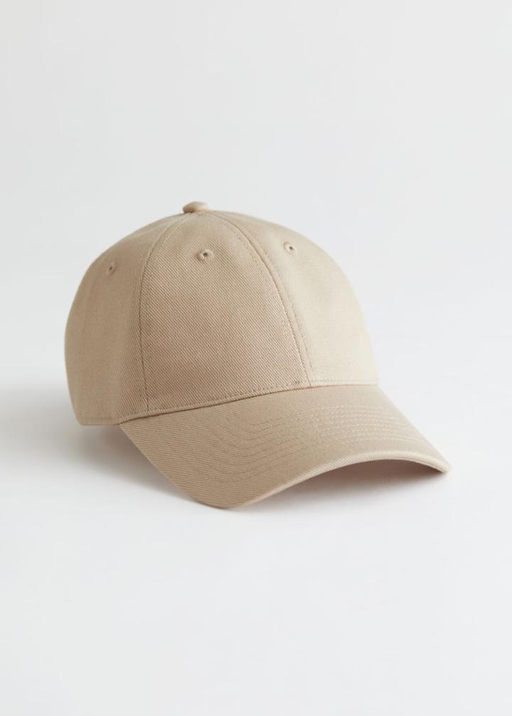 Other Stories Cotton Baseball Cap - Beige