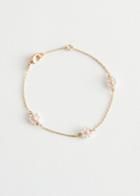 Other Stories Delicate Pearl Chain Bracelet - White
