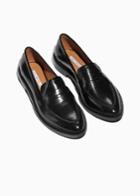 Other Stories Leather Loafers - Black