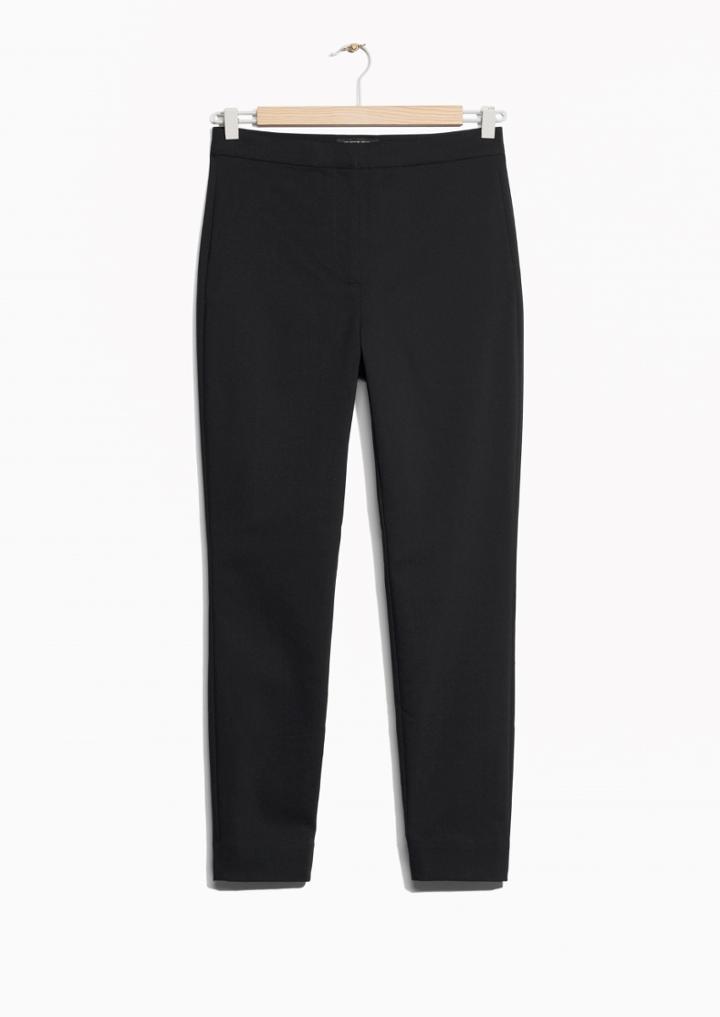 Other Stories Slender Leg Stretch Trouser