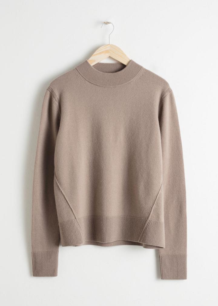 Other Stories Relaxed Fit Cashmere Sweater - Brown