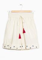 Other Stories Toms Embroidered Shorts
