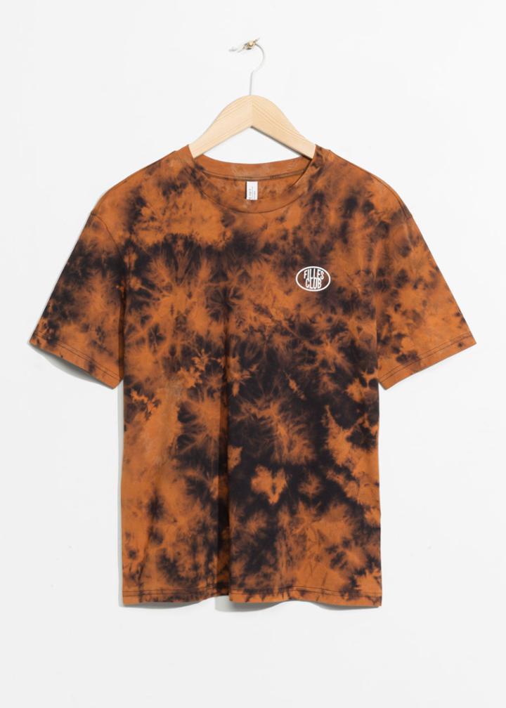 Other Stories Acid Wash Tee - Black