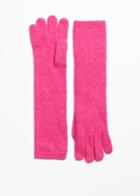 Other Stories Merino Wool Gloves - Pink