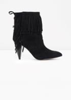 Other Stories Fringe Suede Boots