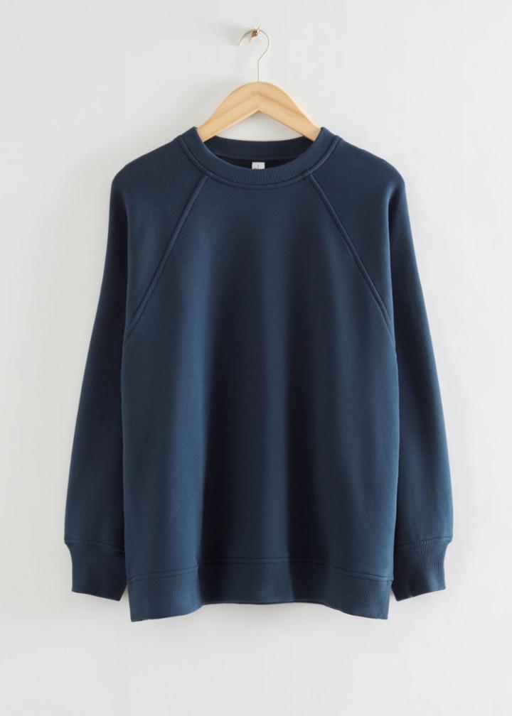 Other Stories Relaxed Voluminous Sweatshirt - Blue