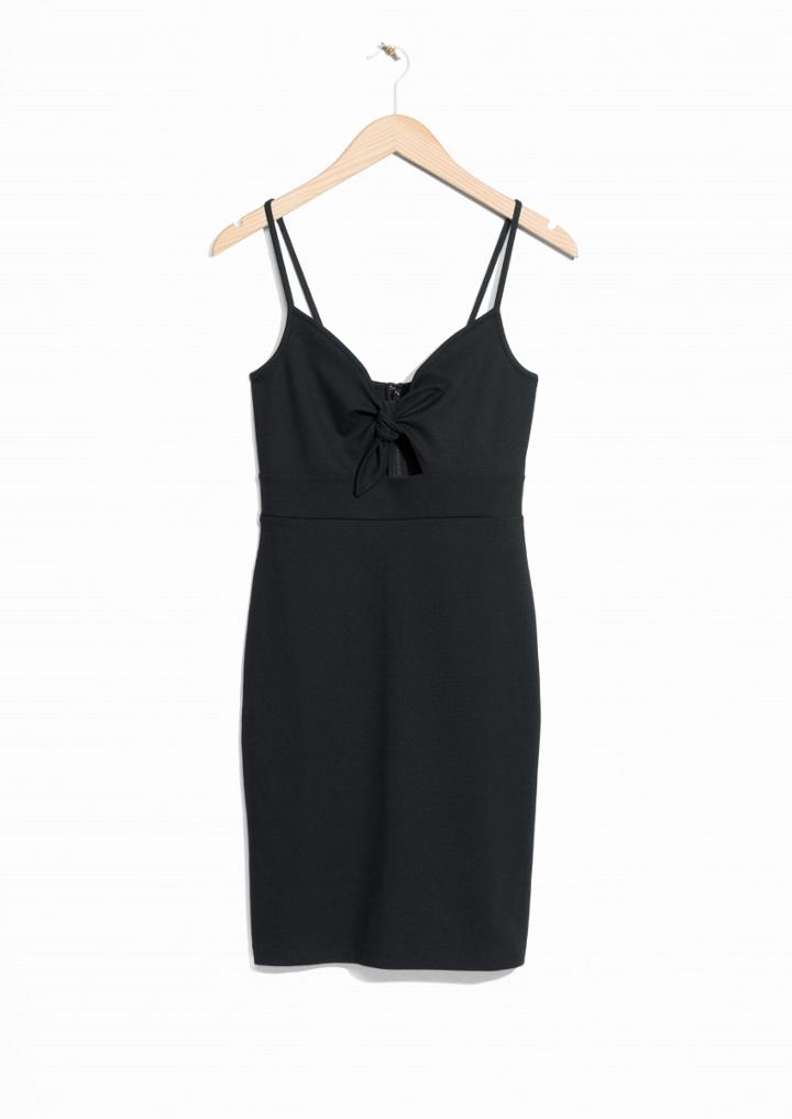 Other Stories Tie Detail Dress