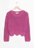 Other Stories Scallop Sweater