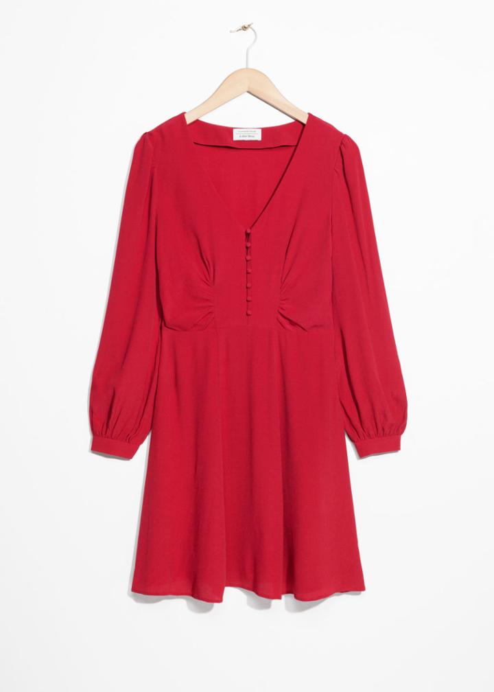 Other Stories A-line Dress - Red