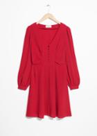 Other Stories A-line Dress - Red