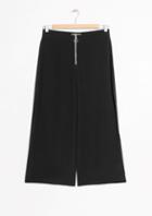 Other Stories O-ring Zipper Culottes