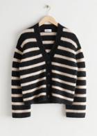 Other Stories Wool Knit Cardigan - Black