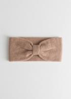 Other Stories Knotted Cashmere Headband - Beige